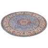 Kusový koberec Herat 105282 Blue Cream kruh | modrá