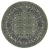 Kusový koberec Mirkan 105501 Green kruh | zelená