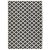 Kusový koberec Twin-Wendeteppiche 103124 schwarz creme | černá