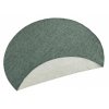 Kusový koberec Twin-Wendeteppiche 103095 grün creme kruh | zelená