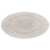 Kusový koberec Twin-Wendeteppiche 105475 Linen kruh | hnědá