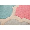 Ručně všívaný kusový koberec Illusion Rosella Pink/Blue | vícebarevná