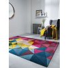 Ručně všívaný kusový koberec Illusion Falmouth Multi | vícebarevná