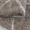 Chlupatý kusový koberec Salsa Shaggy 3201 beige | Béžová