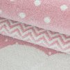 Dětský kusový koberec Bambi 820 pink | Růžová