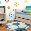 Dětský kusový koberec Fun 6001 turkis | Modrá