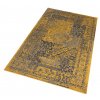 Moderní kusový koberec Celebration 103470 Plume Gold Grey | Žlutá