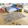 Dětský kusový koberec Play 102379 (silnice) | Vícebarevná