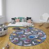 Dětský kusový koberec Play 105204 kruh | Vícebarevná