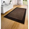 Moderní kusový koberec Basic 102500 | Hnědá