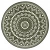 Klasický kusový koberec Celebration 105504 Valencia Green kruh | Zelená