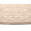 Moderní kusový koberec Celebration 105505 Valencia Ivory kruh | Béžová