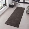 Jednobarevní kusový koberec Pure 102661 Anthrazit | Černá