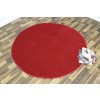 Jednobarevní kusový koberec Nasty 101151 Rot kruh | Červená