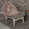 Chlupatý kusový koberec Samba 495 Powderpink (tvar kožešiny) | Růžová