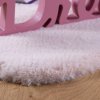 Chlupatý kusový koberec Luna 855 powder pink | Růžová