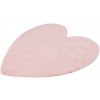 Chlupatý kusový koberec Luna 859 powder pink | Růžová