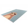 Dětský kusový koberec My Greta 604 sloth | Modrá