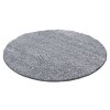 Kusový koberec Life Shaggy 1500 light grey kruh