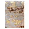Kusový koberec Miro 51463.802 Abstraction grey / gold