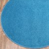 Kusový koberec Eton tyrkys kruh