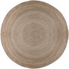 Kusový koberec Capri Jute Natural kruh
