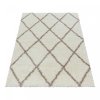 Kusový koberec Alvor Shaggy 3401 cream (Typ 60x110)