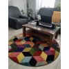 Kusový koberec Spectrum Dynamic Multi kruh (Typ 160x160 (průměr) kruh)