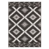 Kusový koberec Twin Supreme 103429 Malibu black creme – na ven i na doma (Typ 80x150)
