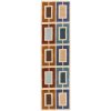 Ručně všívaný běhoun Illusion Retro Blocks Blue/Multi (Typ 60x230)