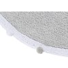 Pro zvířata: Pratelný koberec Bubbly Light Grey kruh (Typ 120x120 (průměr) kruh)