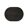 Kusový koberec Eton černý ovál (Typ 57x120)