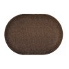 Kusový koberec Eton hnědý ovál (Typ 57x120)