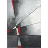 Kusový koberec Brilliance 21807 grey-red (Typ 80x150)
