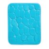 Protiskluzová koupelnová předložka 3D 0133 tyrkys (Typ 50x80)