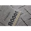Kusový koberec FLOORLUX Silver/Black 20008 – na ven i na doma (Typ 80x150)