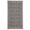 Kusový koberec FLOORLUX Silver/Black 20008 – na ven i na doma (Typ 80x150)