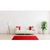 Kusový koberec Eton červený 15 čtverec (Typ 60x60)