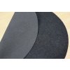 Kusový koberec Quick step antracit kruh (Typ 57x57 (průměr) kruh)