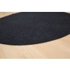 Kusový koberec Quick step antracit kruh (Typ 57x57 (průměr) kruh)