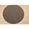 Kusový koberec Astra hnědá kruh (Typ 57x57 (průměr) kruh)