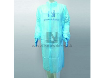 825-ZIPS-2 PP Plášť návštevný so suchým zipsom - modrý