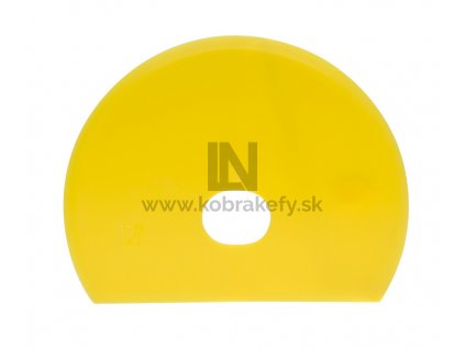 581 915 Karta na cesto a zaoblená Plast / PP s otvorom 160 x 125 mm