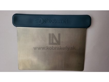 DET-1000/2 Detekovateľná kovová flexi škrabka s plastovým úchytom / modrá