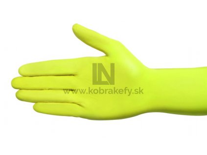 867 Nitrilové rukavice žlté
