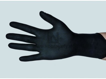872 Nitrilové rukavice čierne