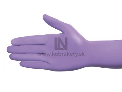 nitrilove rukavice fialova