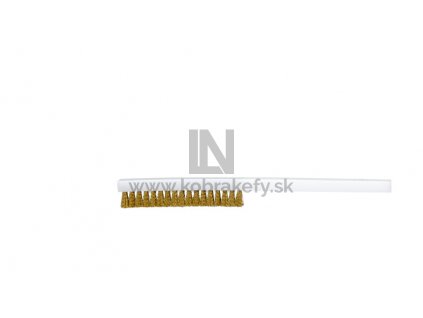510 7981 Kefa na nástroje drôtená Mosadz 0,15 x 15 mm vlnitá štetina 3-radová 250 x 15 mm