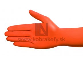 Nitrilova rukavica oranzova kobrakefy