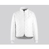 901-1 Termokabát s golierom BIELY